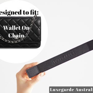 Inserto moldeador de base WOC / Moldeador de bolsos WOC / Moldeador de bolsos para billetera con cadena C H A N E L [el bolso NO está incluido]