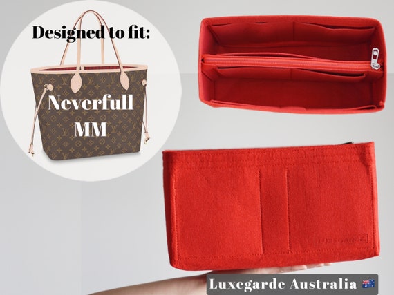 Neverfull MM Taschenorganizer Tascheneinsatz Louis Neverfull MM Filz Geldbeutel Organizer einfugen Etsy