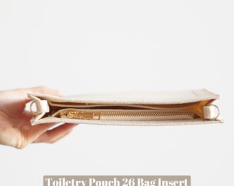 LOUIS VUITTON - TOILETRY pouch 26 - INSERT and STRAP OPTIONS from