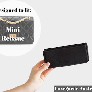 Mini Reissue Bag Organizer Insert  / C H A N E L Mini Reissue Flap Purse Organizer Insert / Purse Shaper Liner Protector [bag NOT included]
