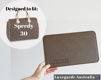 Luxury Leather Speedy 30 Base Shaper / Base Insert / Speedy Bandouliere Base Protector Organizer / Purse Organizer [L V bag NOT included]