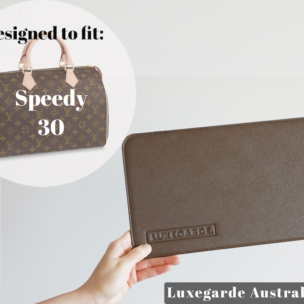 Luxury Leather Speedy 30 Base Shaper / Base Insert / Speedy Bandouliere Base Protector Organizer / Purse Organizer [L V bag NOT included]