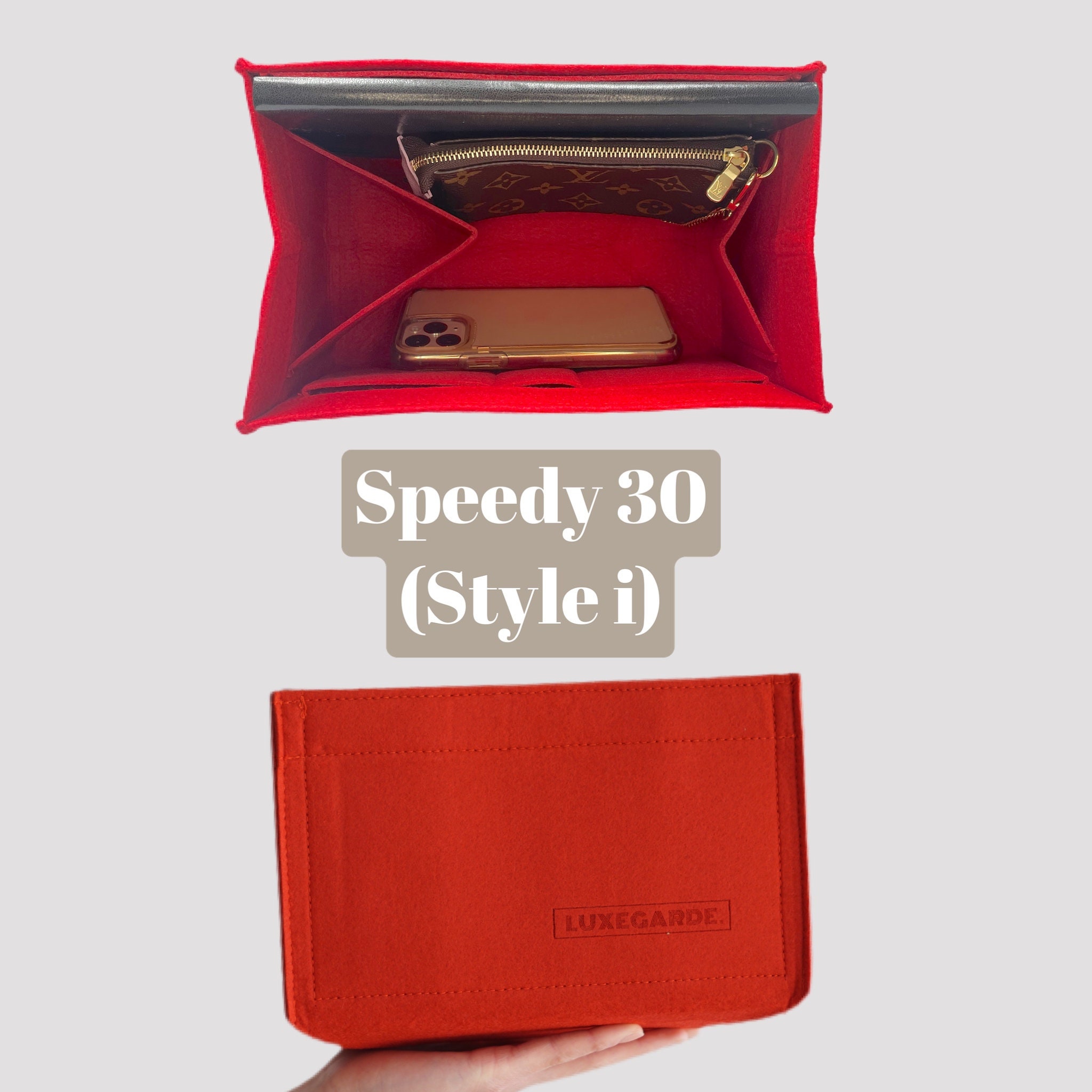 Speedy 30 Bag Organizer / Bag Insert / Louis Speedy 30 Felt 