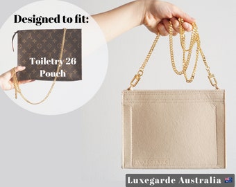 How To Convert My Louis Vuitton Toiletry Pouch 19 To a Crossbody 