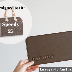 Luxury Leather Speedy 25 Base Shaper / Base Insert / Speedy Bandouliere Base Protector Organizer / Purse Organizer [L V bag NOT included]