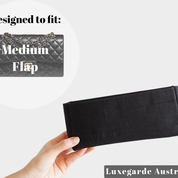 Medium Classic Flap Bag Organizer Insert  / C H A N E L Classic Purse Organizer Insert / Purse Shaper Liner Protector [bag NOT included]