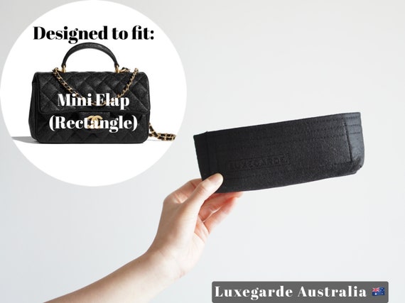 Mini Flap Bag Organizer Insert / C H A N E L Rectangular Mini 