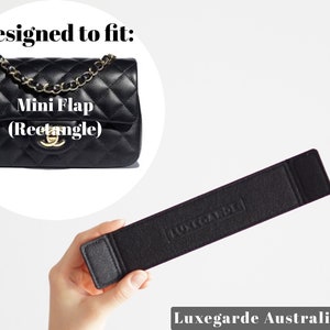 Rechthoekige mini-flap basisvormer / basisinzet / C H A N E L mini-flap basisbeschermer organizer / opberger portemonnee [tas NIET inbegrepen]