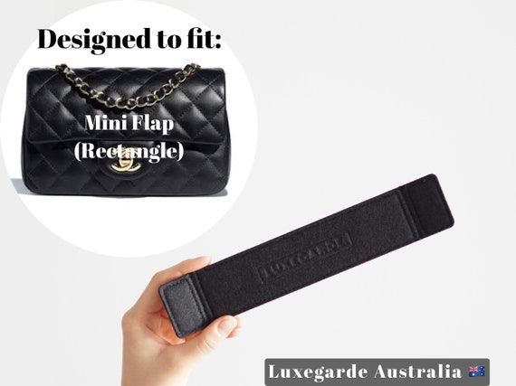 Mini Rectangular Flap Base Shaper Base Insert C H A N E L Mini Flap Base Protector Organizer Purse Organizer bag NOT Included Etsy