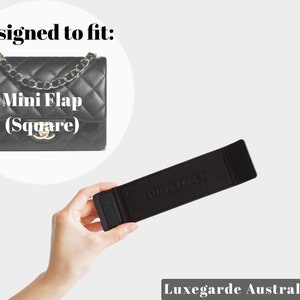 Mini Square Bag Base Shaper / Base Insert  / C H A N E L Mini Flap Base Protector Organizer / Purse Organizer  [bag NOT included]