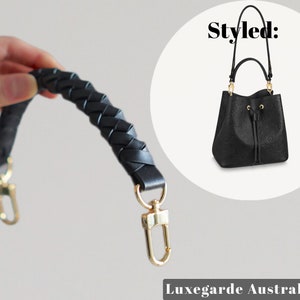 Braided Handle for LV Beaubourg Hobo Top Handle Neonoe Strap Pouch Pochette  Bag Purse Short Handle, Black, : : Fashion