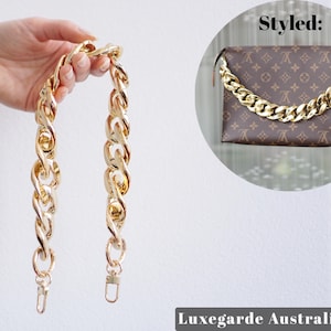 Buy Chunky Flat Gold Chain Handle Decorative Strap for Toiletry Online in  India 
