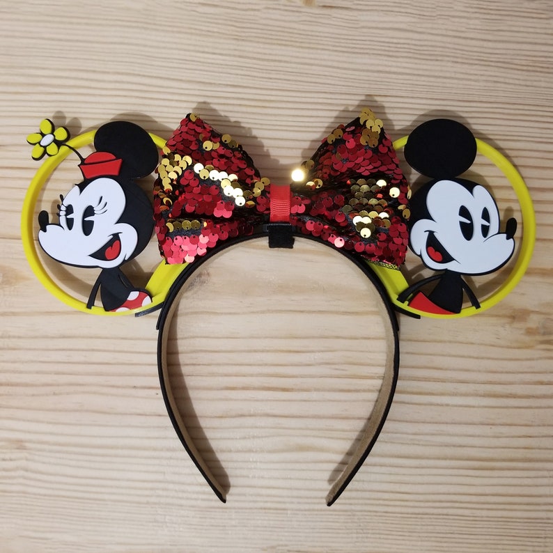 Interchangeable 3D printed Mouse Ears set with Mickey and - Il 794xN.2508697590 88eh