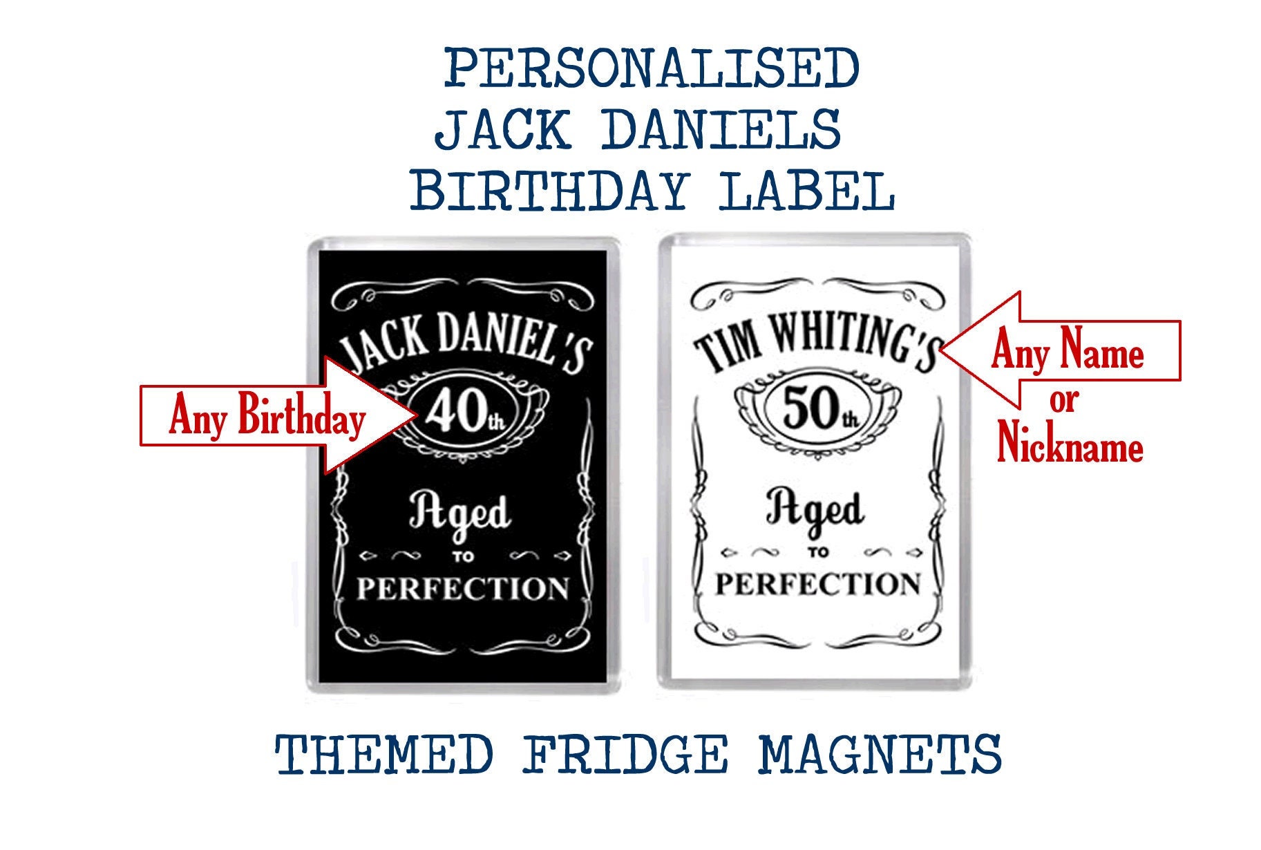 Personalized Jack Daniels Label - Etsy UK