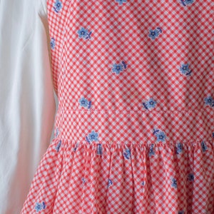 Floral Gingham Apron Dress image 9