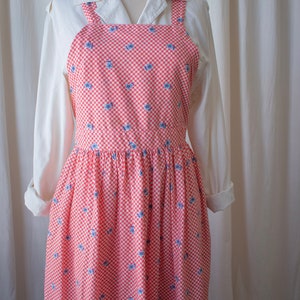 Floral Gingham Apron Dress image 3