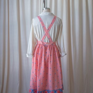 Floral Gingham Apron Dress image 5