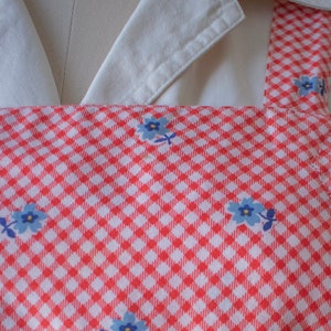 Floral Gingham Apron Dress image 10