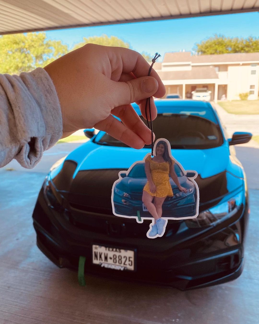 Custom Face Air Freshener Double Sided Print Any Photo Etsy
