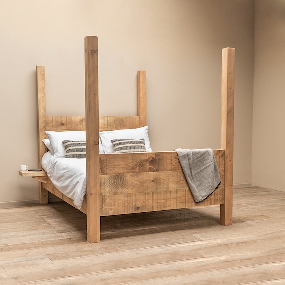 Solid Wood Four Poster Bed handmade Bedroom Furniture Etsy UK