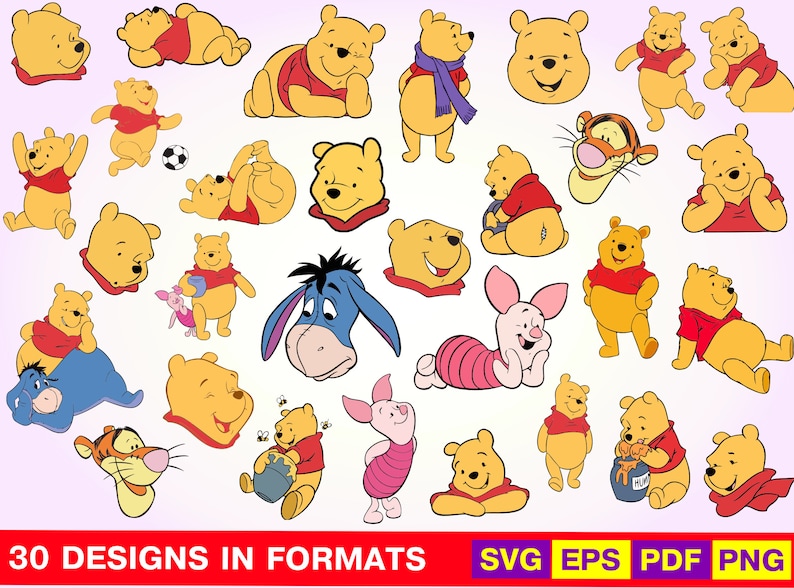 Download Winnie The Pooh Svg Bundle Winnie The Pooh Svg Cricut Winnie The Pooh Png Winnie The Pooh Clipart Winnie The Pooh Cricut Clip Art Art Collectibles