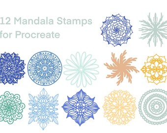 Mandala Stamps | Procreate Tools