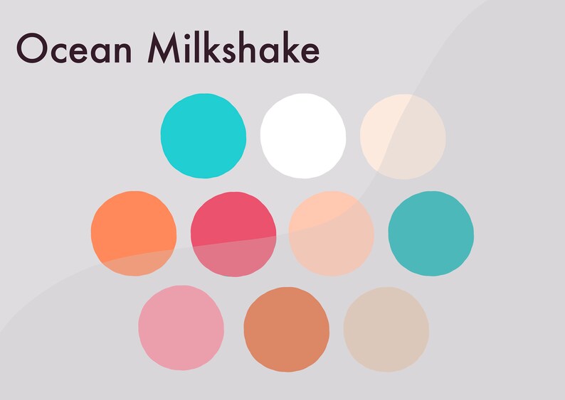 Procreate Color Palette Swatch Bundle image 5