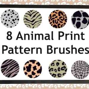 Animal Print Pattern Brush Pack