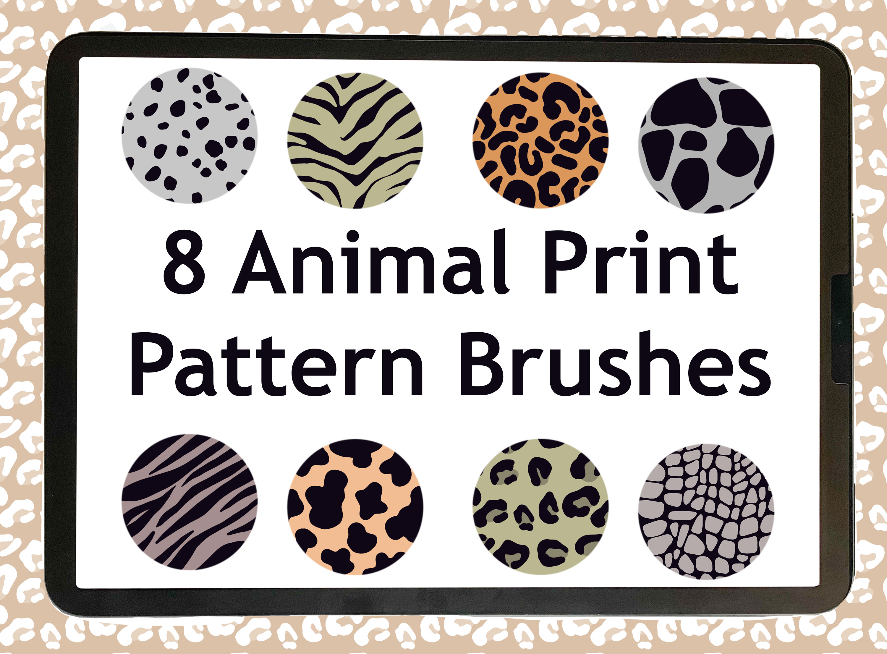 Animal Print Pattern Brush Pack