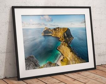 Norway Lofoten Værøy | Photography Photo Print Poster Picture Mural | Nature Landscape (Digital Download)