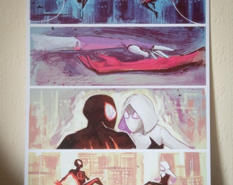 Spider-Verse Digital Painting Print