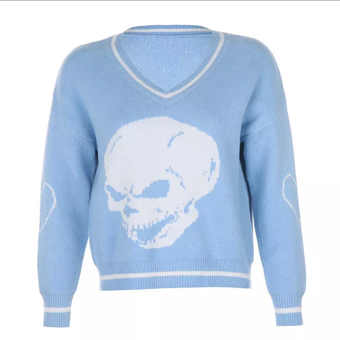 Skull jumper skeleton number oversized jumper skull top Etsy
