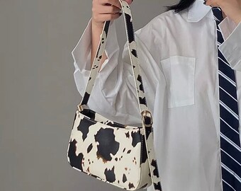 cow pattern purse
