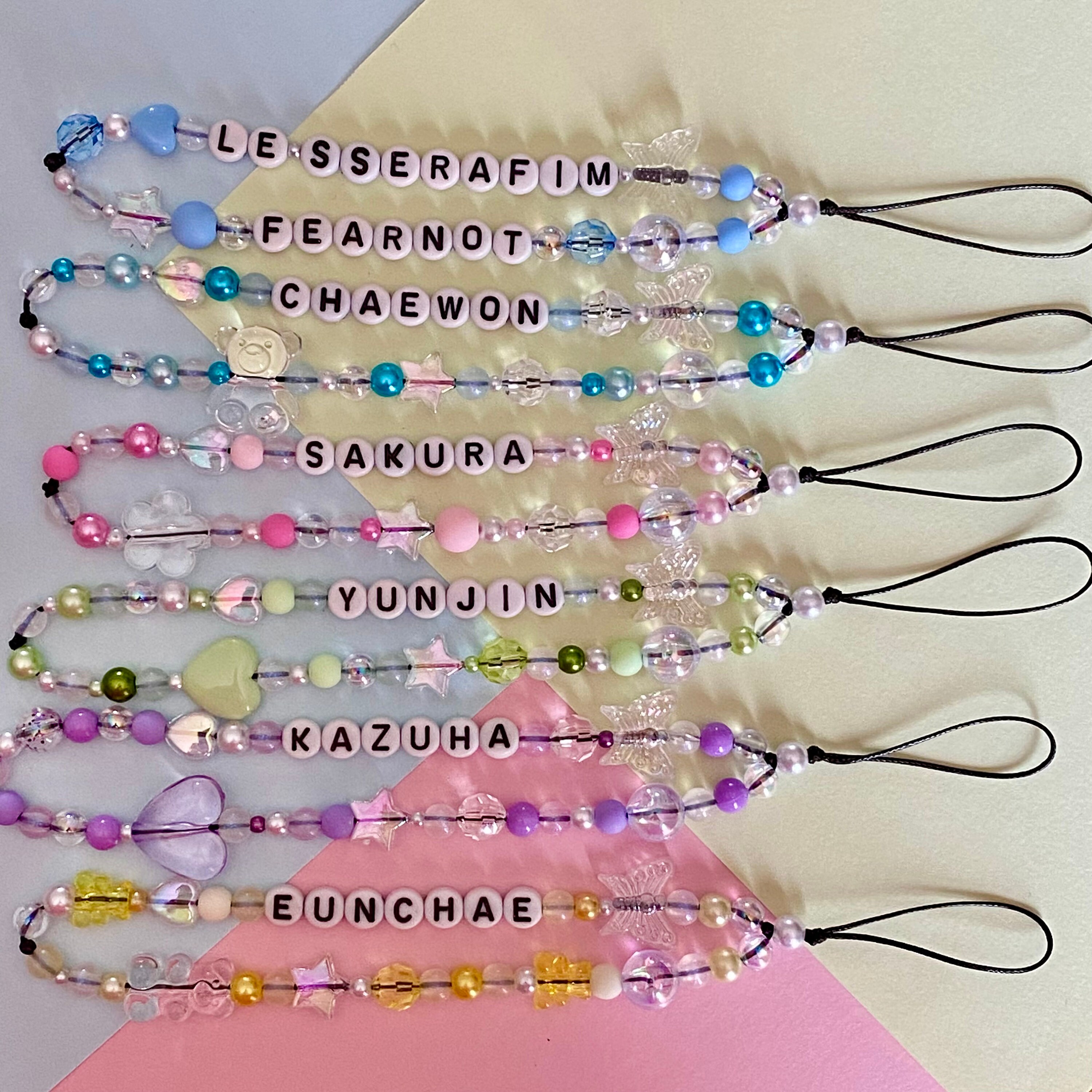 Fearnot Lightstick/phone Beaded Charm Kpop Lightstick Etsy