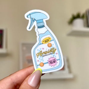 Anxiety Repellent Waterproof Sticker, Intuition, Self Care, Self Love, Mental Health Gifts, Anxious, Cute Mental Health