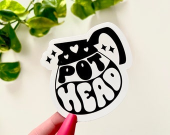 Adesivo à prova d'água para cabeça de panela, adesivos para café, presentes para amantes de café, adesivos modernos, adesivos engraçados, adesivos para copos, adesivos para garrafas d'água