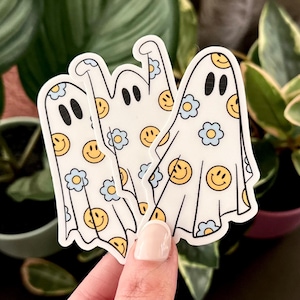 Waterdichte stickers spook, stickers Halloween, stickers gothic, stickers spook, stickers spook, stickers beker, stickers waterfles, Halloween-cadeaus