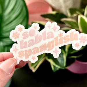 Se Habla Spanglish wasserdichter Aufkleber, Latein, Mexikanisch, Spanische Kultur, Hispanic Aufkleber, nette Geschenke für Freunde und Familie