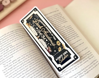 Membre à vie du signet autocollant du Dark Academia Book Club, BookTok, introverti, livresque, cadeaux de lecteur
