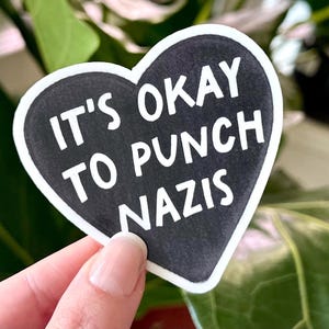 It’s Okay to Waterproof Sticker, Mental Health Stickers, Handdrawn Art, Bestfriend Gifts, Positivity, Politics