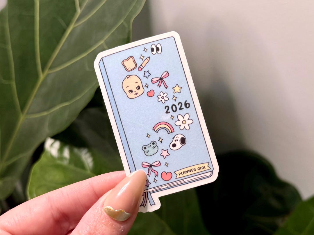 2026 Planner Sticker: Hand-drawn Waterproof Art - Etsy
