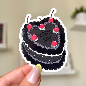 Naklejka wodoodporna Scorpio Baby, Znaki zodiaku, Naklejki astrologiczne, Modne prezenty, Popularne naklejki, Prezenty zodiaku, Naklejka na butelkę z wodą