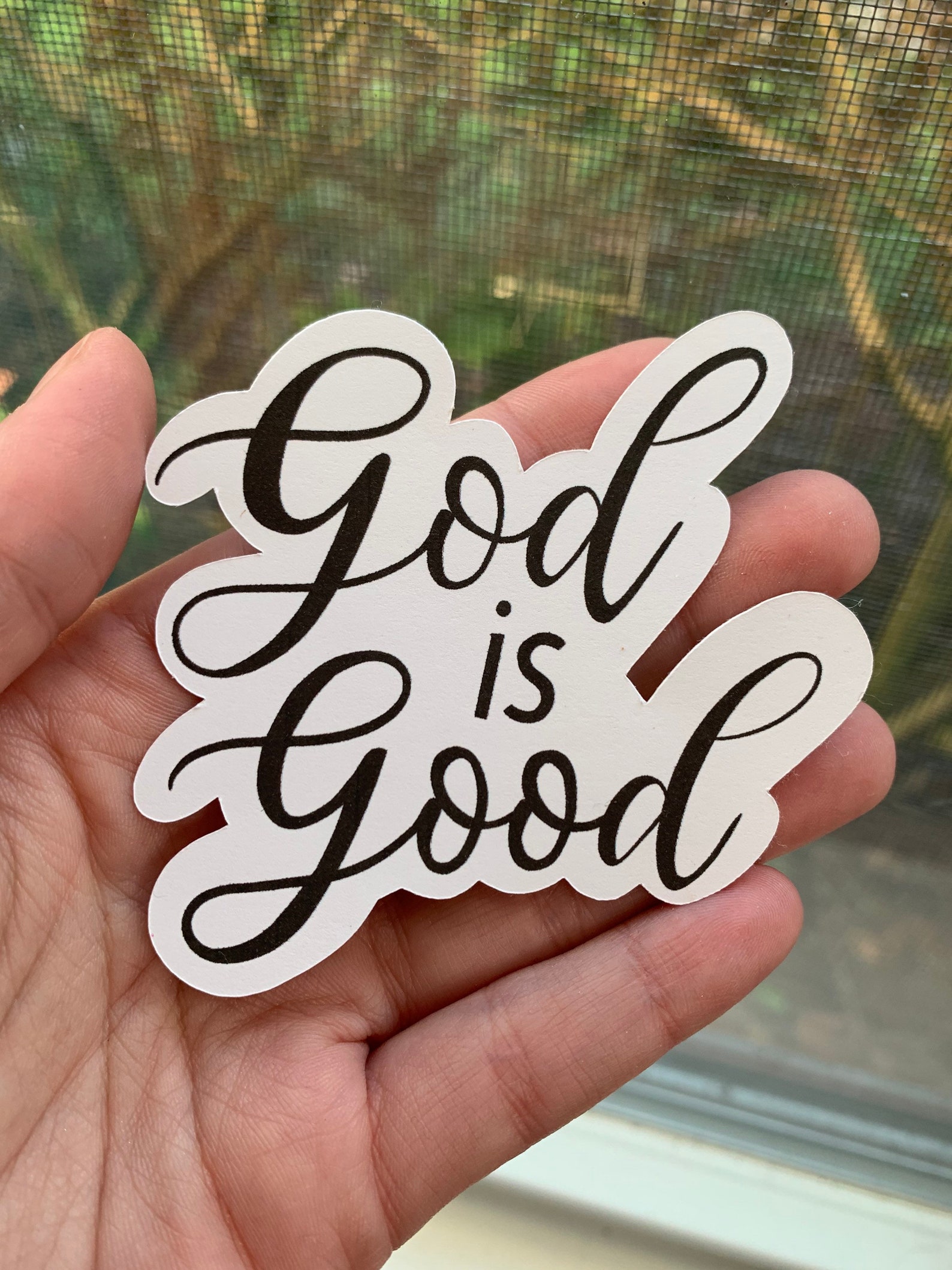 God is Good Waterproof Sticker Laptop Decals Religious Car Etsy
