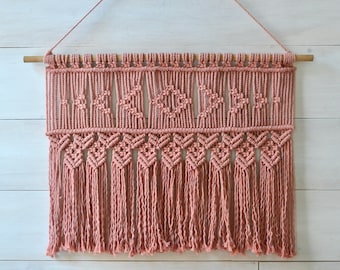 Camellia ~ Geometric Macrame Wall Hanging
