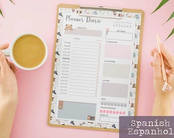 Monthly planner / Daily planner/ Weekly planner/digital Print/Instant Download/Spanish