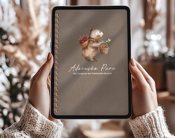 Regional Convention- Portuguese Digital Notebook "Pure Worship" jw / GoodNotes/iPad, Hyperlinked//Planner/Notability/SamsungNotes/ JW Gifts