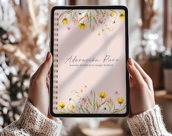 Regional Convention-Spanish Digital Notebook "adoracion pura" jw / GoodNotes/iPad, Hyperlinked//Planner/Notability/SamsungNotes/ JW Gifts