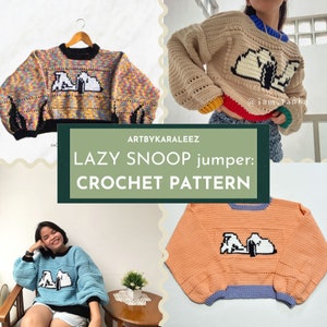 CROCHET PATTERN: Lazy Snoop jumper