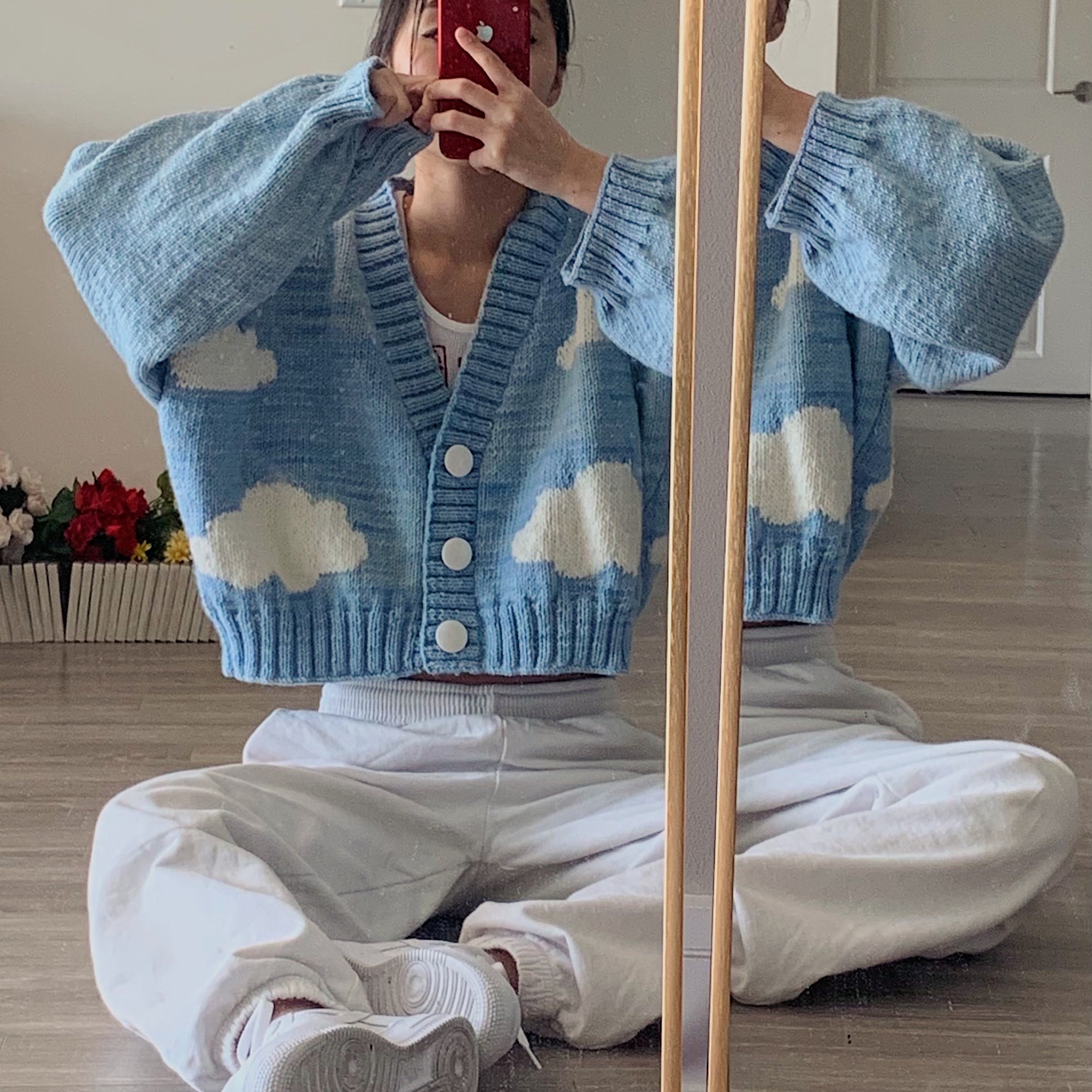 KNITTING PATTERN CLOUD Cardigan Etsy