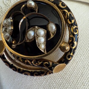Victorian Mourning Brooch image 4